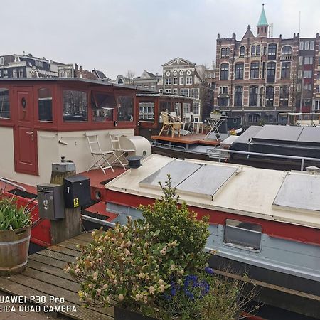 Waterloo Square River Vieuw Houseboat Amesterdão Exterior foto