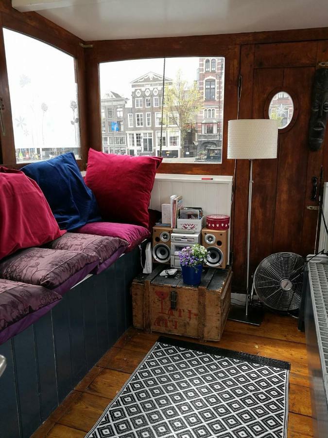Waterloo Square River Vieuw Houseboat Amesterdão Exterior foto