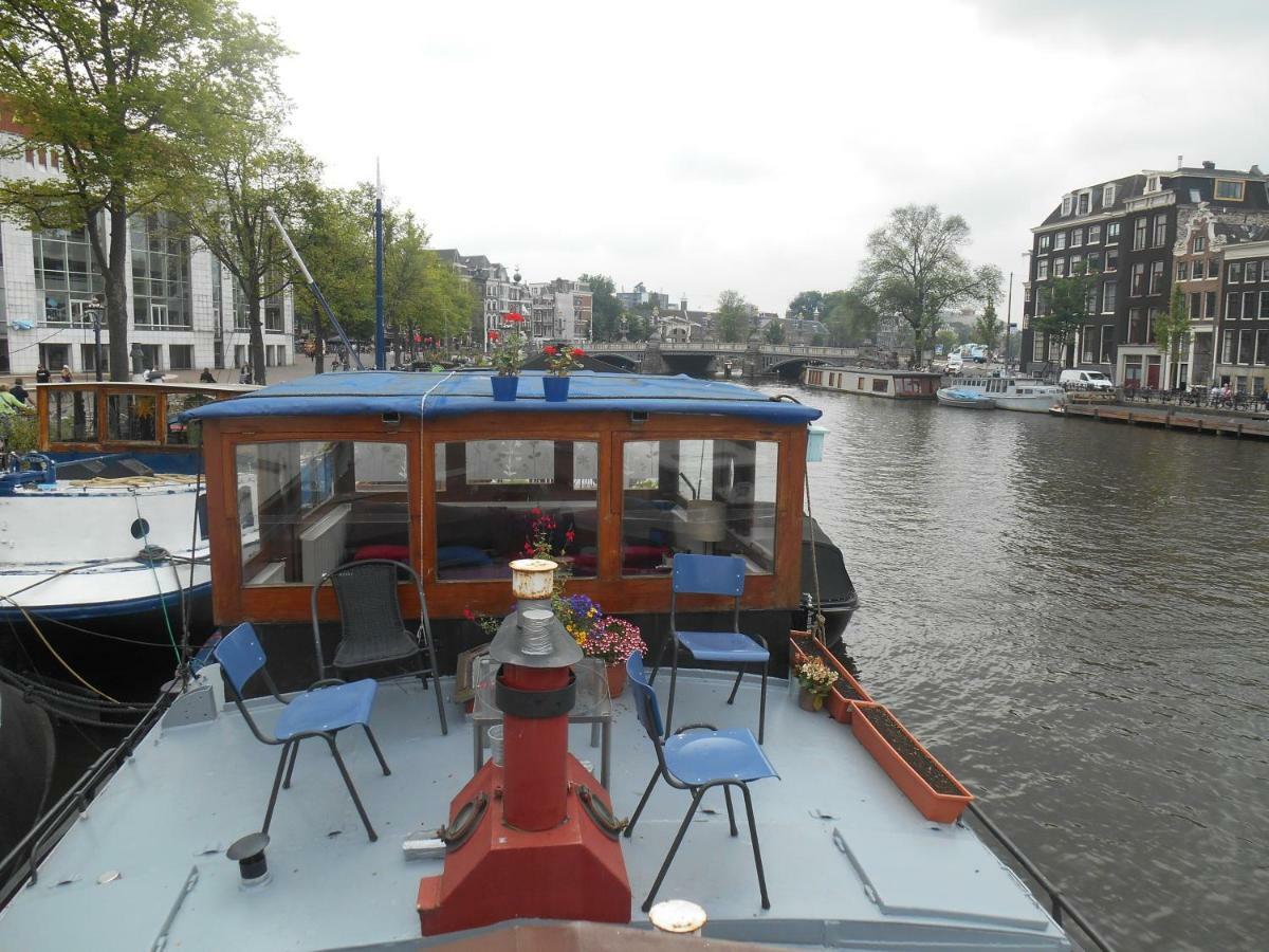 Waterloo Square River Vieuw Houseboat Amesterdão Exterior foto