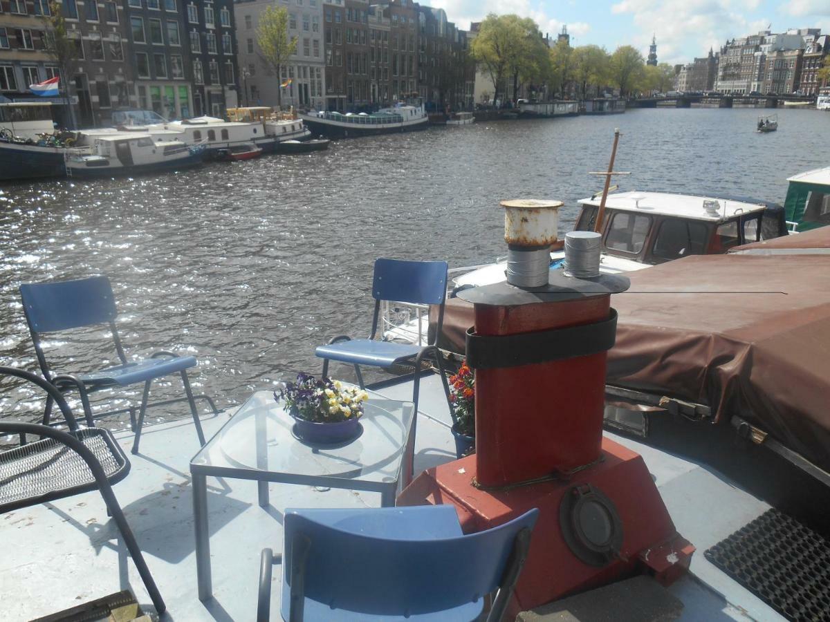 Waterloo Square River Vieuw Houseboat Amesterdão Exterior foto