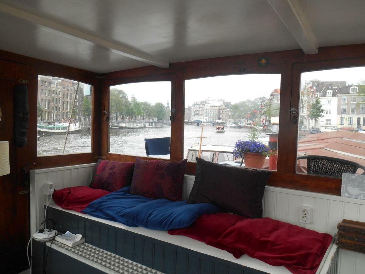 Waterloo Square River Vieuw Houseboat Amesterdão Exterior foto